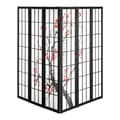 Miniatyrbild 10 av 11: Rumsegregator Japansk 6-panelig Rumskärm, Modern Design för Effektiv Rumsseparering, Lätt att Montera och Använda