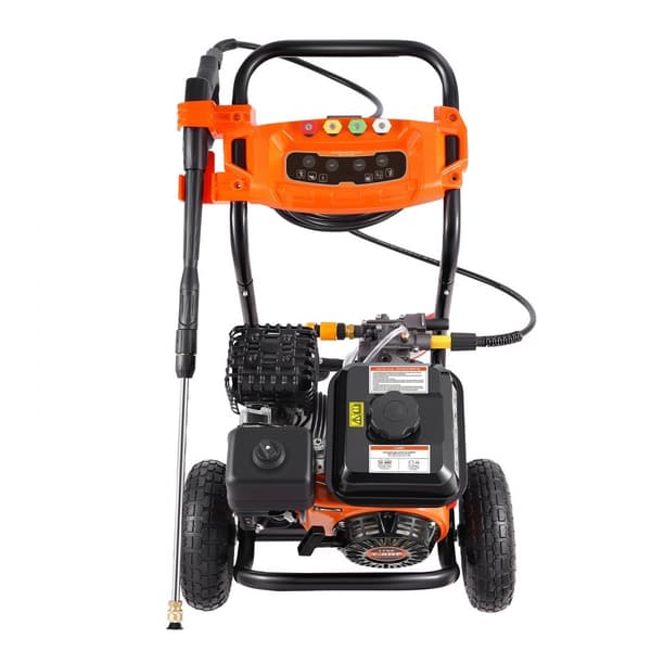 Gastruckstvätt 3500 PSI, 10L/min, 2,6 GPM, 5 munstycken, bärbar högtryckstvätt för effektiv bilrengöring