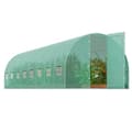 Miniatyrbillede 9 af 11: Gang-tunnel drivhus 27,38x9,5x7,38ft, galvaniseret ramme, PE cover, holdbar, velegnet til planter, hurtig opsætning.