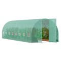 Miniatyrbillede 1 af 11: Gang-tunnel drivhus 27,38x9,5x7,38ft, galvaniseret ramme, PE cover, holdbar, velegnet til planter, hurtig opsætning.