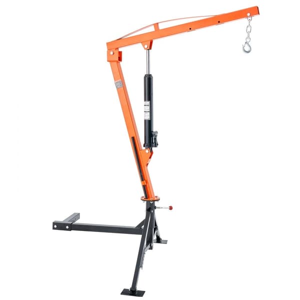 Hydraulisk pickup truck kran 1000 lbs, 360° drejelig hejseløft, kraftig og pålidelig kran til transport og løft.