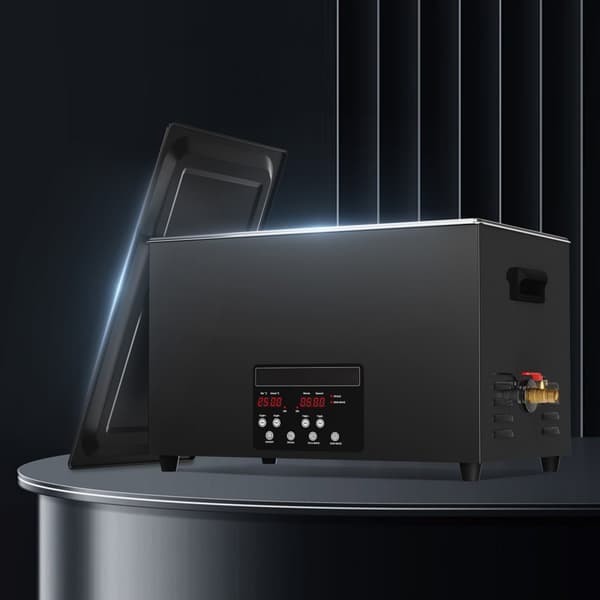 Ultraäänipuhdistin 30L, Ajastin ja lämmitys, 600W Teho, Tehokas Puhdistuskone Korilla