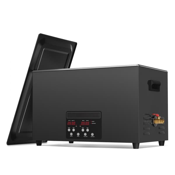 Ultrasonic Cleaner 30L, rengøringsmaskine med timervarmer & kurv, 600W effektiv rensning, hurtig opvarmning.