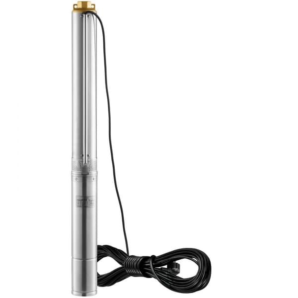 1100W Uppovesipumppu, ruostumatonta terästä, 7,1 m³/h, 105 m, tehokas vesipumppu, pitkäikäinen ja kestävä