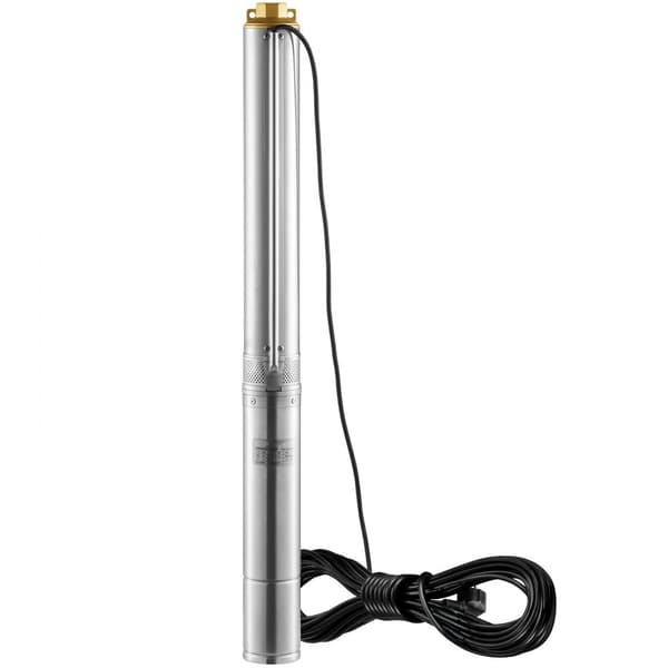Syväkaivon uppopumppu 1500W ruostumattomasta teräksestä, 9,8 m³/h, 108 m, tehokas vesipumppu, kestävä ja luotettava