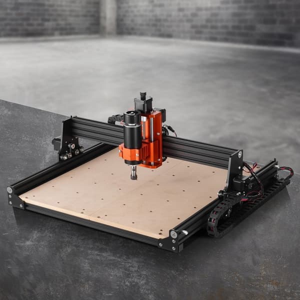 CNC-fræsermaskine 400x400mm, 300W, 3-akset GRBL-kontrol, træ- og akrylgravering, 1200RPM, offline-controller, all-in-one skæresæt