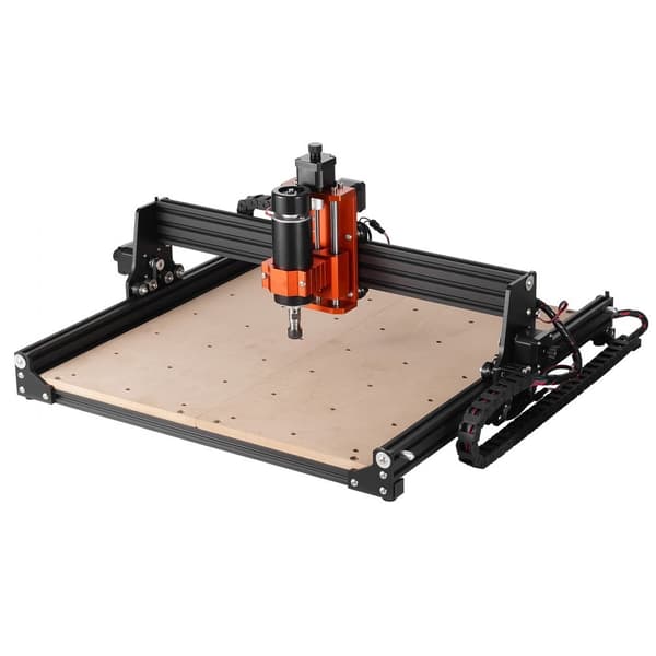 CNC-fræsermaskine 400x400mm, 300W, 3-akset GRBL-kontrol, træ- og akrylgravering, 1200RPM, offline-controller, all-in-one skæresæt