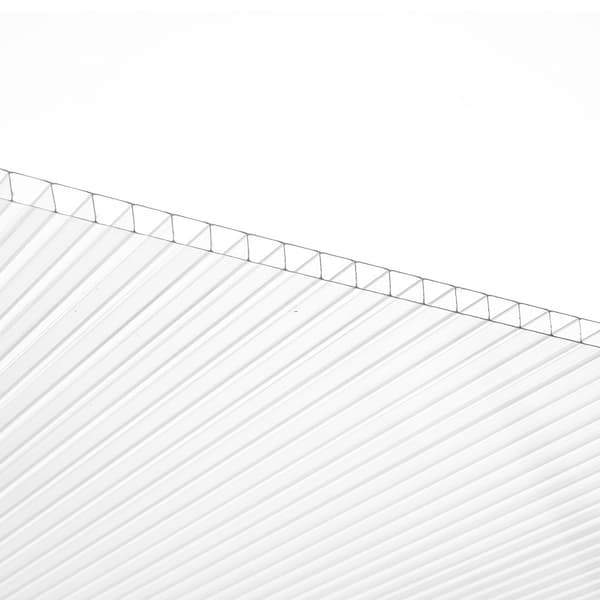 14-pak polycarbonat drivhuspaneler, 2' x 4' x 0,32'', stærke tagplader til optimal isolering og holdbarhed.