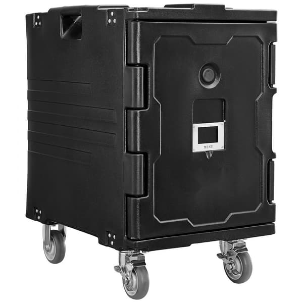 Isoleret Madpan Carrier, Stabelbar Catering Opvaskeboks 90L, Chafing Fad, Holdbar og Effektiv Transportløsning.