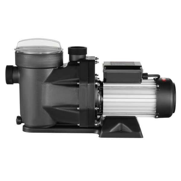 Simningspoolpump 2HP dubbelhastighet 1800W, maxflöde 33000L/H, 220V-240V, 1450/2860RPM för pooler, spa och bevattning