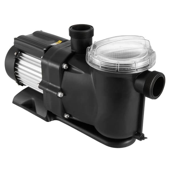 Simningspoolpump 2HP dubbelhastighet 1800W, maxflöde 33000L/H, 220V-240V, 1450/2860RPM för pooler, spa och bevattning