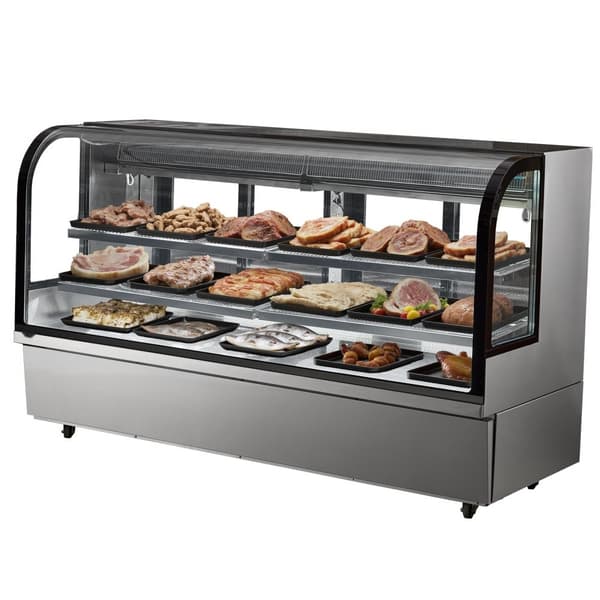 Kølemontre Bageri Display Køleskab 32 cu ft, 901L, 4-tier, energieffektiv, ideel til kager og bagværk.