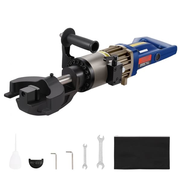 1500W elektrisk hydraulisk armeringsjern Benderup til 7/8, #7 (12-22 mm) armeringsjern, holdbar og effektiv løsning til byggeri.