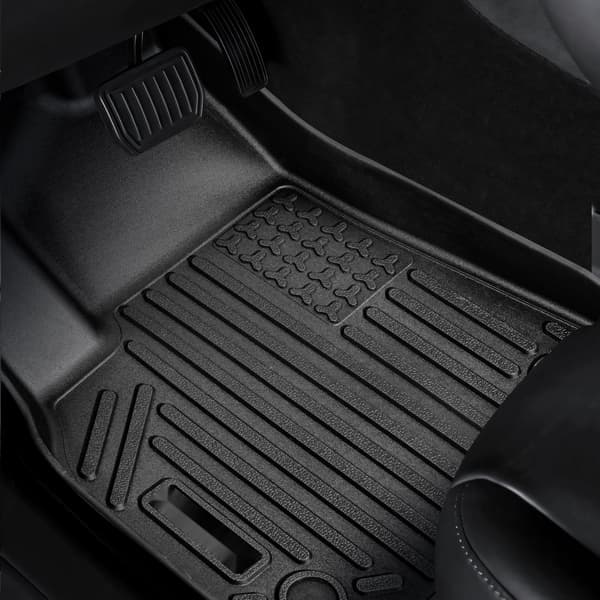 Tesla Model Y 2021-2024 Auton Lattiamatot, 3 kpl TPE-vuorattuja, Täydellinen Istuvuus