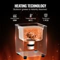 Miniatyrbillede 3 af 11: Ultralydsrenser 1,3L, 50W, Timer, Kurv & Varmeapparat, 40kHz, Effektiv Rengøring, Nem at Bruge