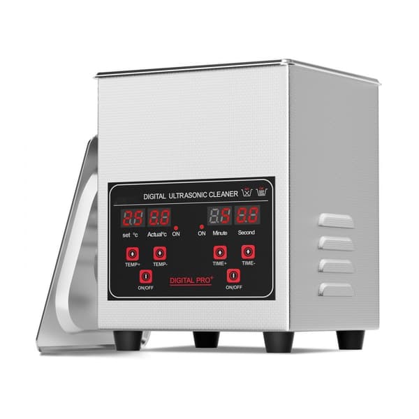 Ultralydsrenser 1,3L, 50W, Timer, Kurv & Varmeapparat, 40kHz, Effektiv Rengøring, Nem at Bruge