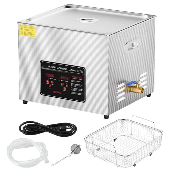 Ultraljudsrengörare 15L med värmetimer, digital ljudmaskin, högpresterande, kompakt design, effektiv rengöring för hem och industri