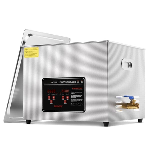 Ultraljudsrengörare 15L med värmetimer, digital ljudmaskin, högpresterande, kompakt design, effektiv rengöring för hem och industri