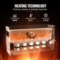 Pikkukuva 4 / 11: Ultraäänipyörän puhdistaja 10L, 300W, ajastin, lämmitinkori, tehokas puhdistus, nopea lämpötila säätö