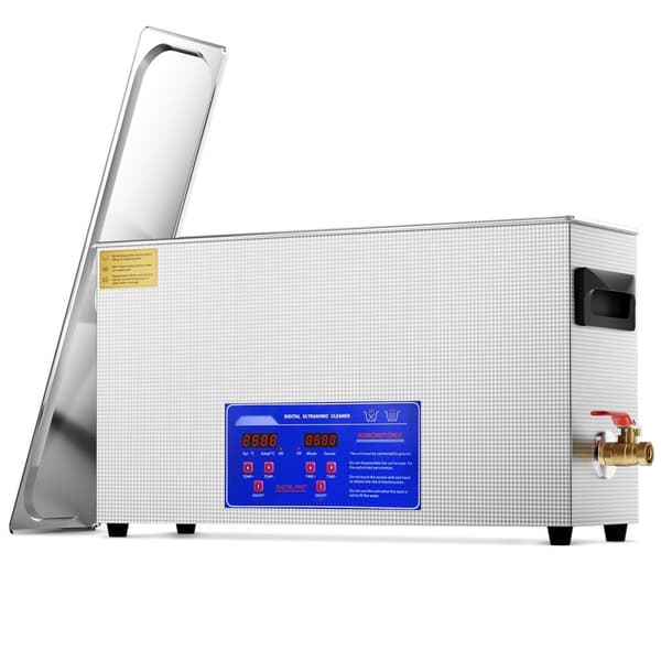 Ultraljudstvättmaskin 10L, 300W, Timer, Värmekorg, Effektiv rengöring, Professionell kvalitetsrengöring