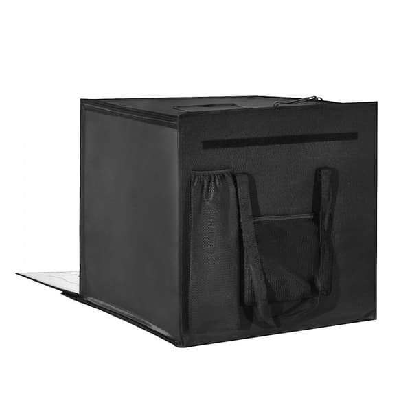 Fotostudio Lyskasse 20x20, 3000-5600K, Justerbar 3 Farvetemperaturer, Ideel til Produktfotografi, Kompakt og Bærbar Design.