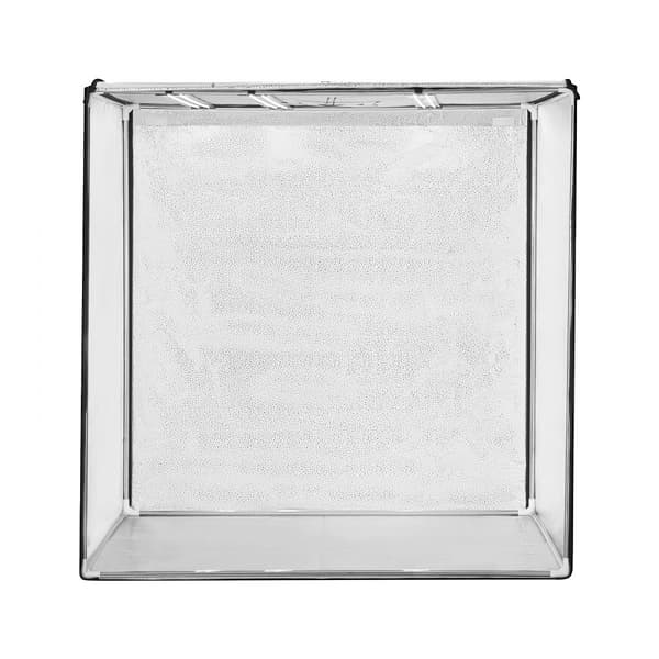 Fotostudio Lysboks 39 x 39, 5600K, 210 LED-lys, strømadapter, professionelt lys til produktfotografi, nem opsætning.
