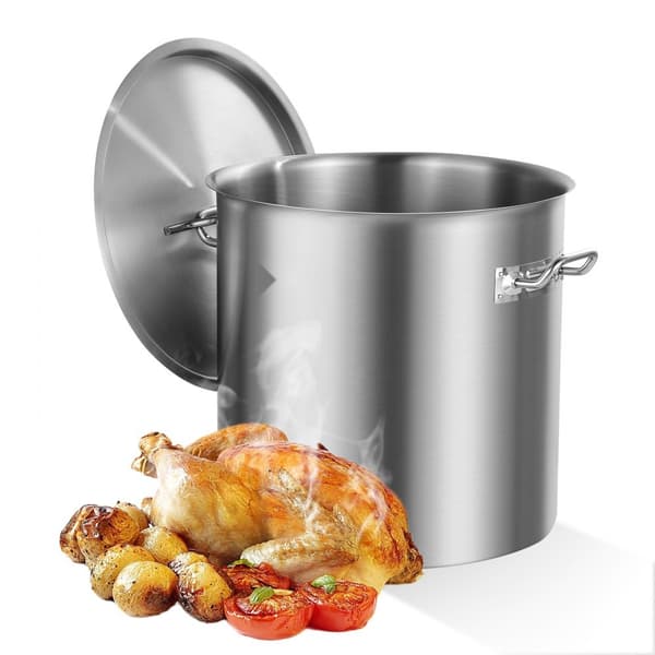 53QT Ruostumaton Teräskattila Kannella, Tehokas Keitto, Kestää Korkeat Lämpötilat