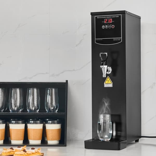 Kommersiell Elektrisk Vattenpanna 20L, Rostfritt Stål, Varmvattendispenser för Restaurang, Snabb Uppvärmning, Hållbar för Café och Catering