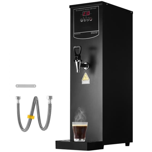 Kommersiell Elektrisk Vattenpanna 20L, Rostfritt Stål, Varmvattendispenser för Restaurang, Snabb Uppvärmning, Hållbar för Café och Catering