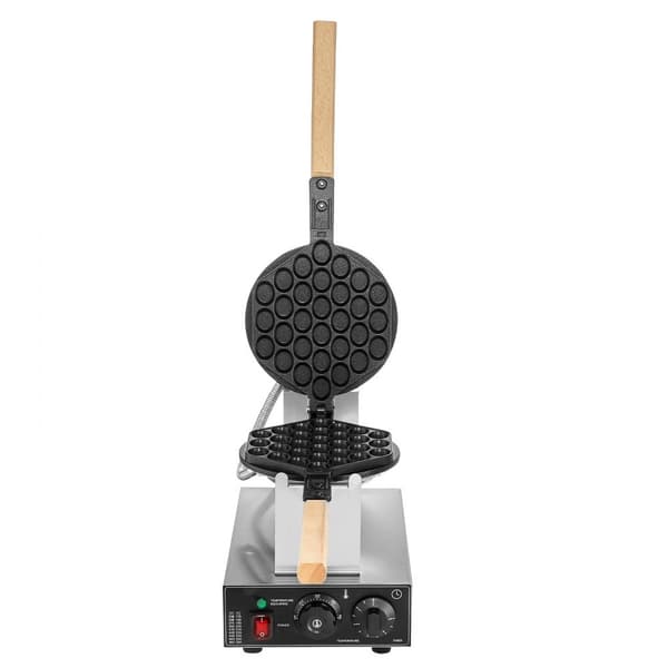 Bubbelvåffelmaskin 1400W, Non-Stick, Äggpannkaka Bakmaskin, Optimal Värmeöverföring, Hög Prestanda, Perfekta Våfflor Varje Gång