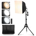 Pikkukuva 1 / 11: Softbox Valaistussarja 16x16 Tuumaa, 3000-6500K, säädettävä, kuvausvalaistus, nopea asennus, ammattitason valaistusratkaisu