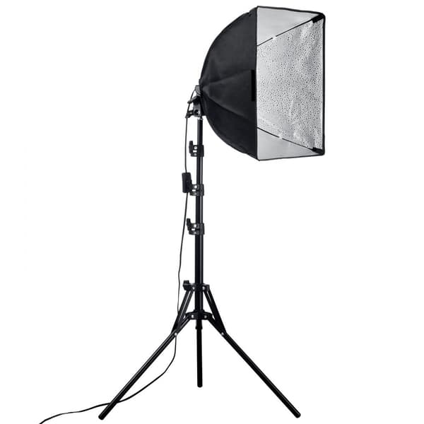 Softbox Lys Kit 16x16 tommer, 3000-6500K, Justerbar, Ideel til Optagelser, Professionel Belysning til Fotografi.
