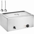 Miniatyrbillede 1 af 11: Kommerciel elektrisk madvarmer, bordplade buffet, 1*18L pande, Bain Marie, ideel til restauranter, hurtig opvarmning.