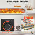 Pikkukuva 3 / 11: Kaupallinen 18L 1200W Bain Marie, pöytätason sähköruoanlämmitin, tehokas ja kompakti, täydellinen ravintolakäyttöön