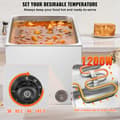 Miniatyrbild 3 av 11: Bänkmodell Elektrisk Matvärmare, 18L, 1200W, Buffet Bain Marie, justerbar temperaturkontroll, snabb uppvärmning, professionell användning