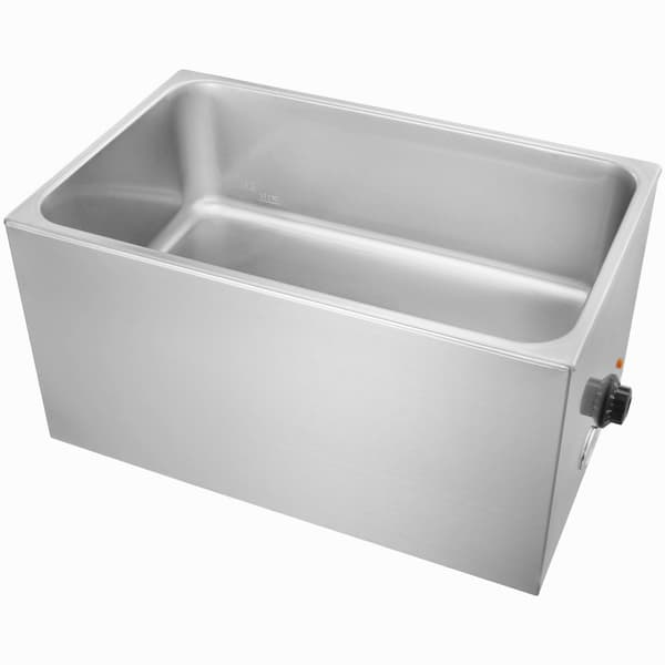 Bänkmodell Elektrisk Matvärmare, 18L, 1200W, Buffet Bain Marie, justerbar temperaturkontroll, snabb uppvärmning, professionell användning