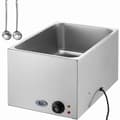 Miniatyrbild 1 av 11: Bänkmodell Elektrisk Matvärmare, 18L, 1200W, Buffet Bain Marie, justerbar temperaturkontroll, snabb uppvärmning, professionell användning