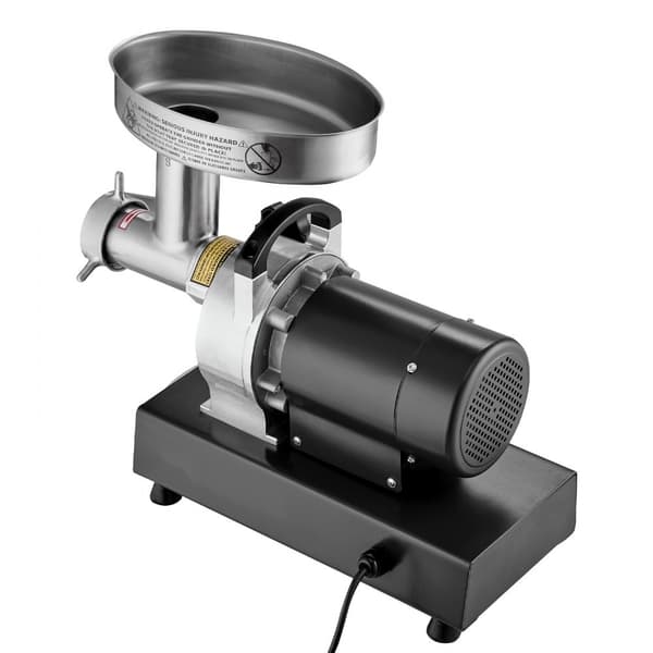 Kommerciel elektrisk kødkværn 6 Lbs/Min, Pølsestopper, kraftfuld køkkenapparat, hurtig og effektiv hakning.