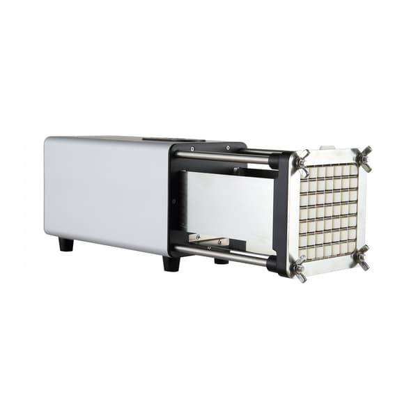 Elektrisk pommes fritesskärare, potatisskärare i rostfritt stål, hållbar design, snabb och effektiv, perfekt för hemmet och professionell användning