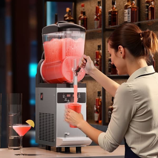 12L Kaupallinen Slushy Kone, Margarita Pakastejuomalaite - Tehokas ja Monipuolinen smoothievalinta