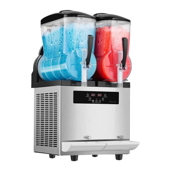 Kaupallinen Slushy Kone, 12Lx2, Margarita ja Smoothie Jäädytetty Juomavalmistaja