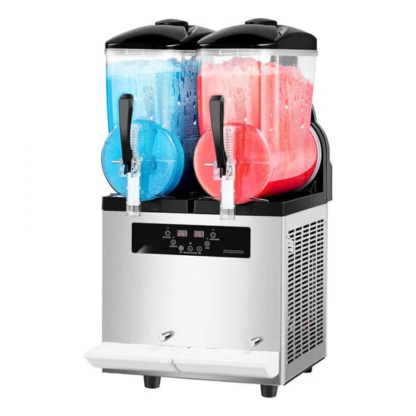 Kaupallinen Slushy Kone, 12Lx2, Margarita ja Smoothie Jäädytetty Juomavalmistaja