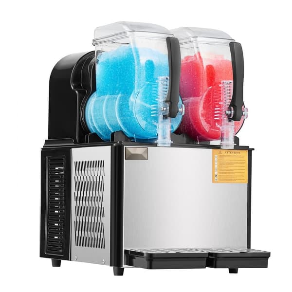 4Lx2 Tankki Slushy Kone, Margarita Smoothie, Jäätelöjuoman Valmistaja, kaupallinen käyttö, nopea jäähdytys