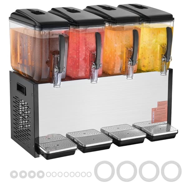 Kommersiell Dryckesdispenser 12L, Kall Juice, Digital temperaturkontroll, Perfekt för restaurang och event