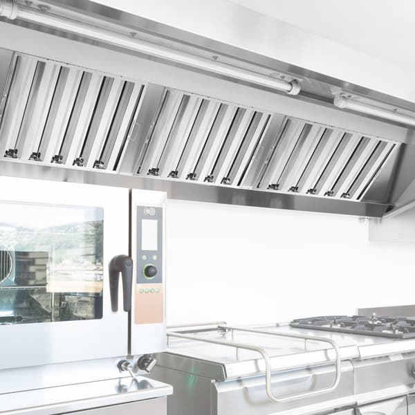 Commercial Emhættefilter 24,5x19,5 tommer, Rustfrit Stål Baffle, Effektiv Luftcirkulation, Holdbarhed og Kvalitet.