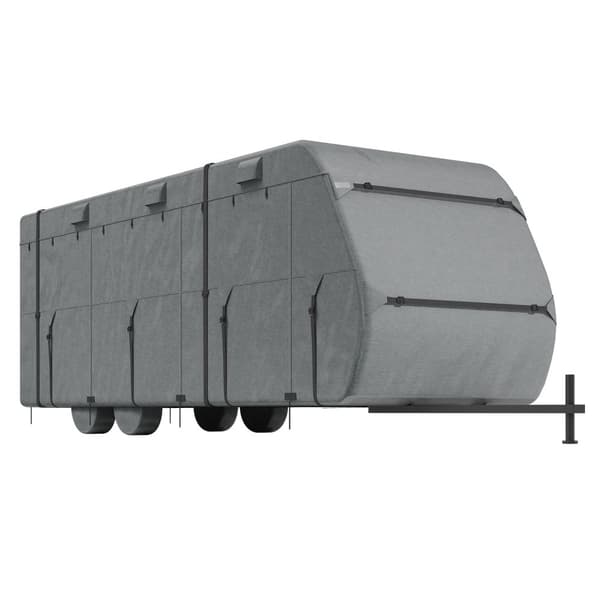 Asuntoauton Suoja 28-31 ft, 300D Oxford Kangas, Luokka A, Trailer Travel RV Cover, säänkestävä ja helppo asentaa
