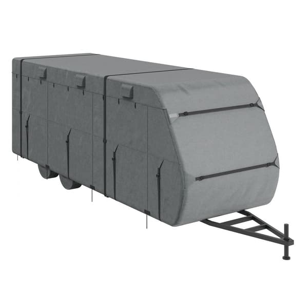 Asuntoauton Suoja 28-31 ft, 300D Oxford Kangas, Luokka A, Trailer Travel RV Cover, säänkestävä ja helppo asentaa