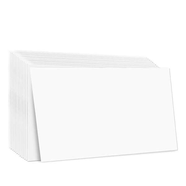 Loftfliser 10-Pak 24x24 PVC-skum, brandklassificeret, glat hvid, ideel til renovering og indretning af værelser.