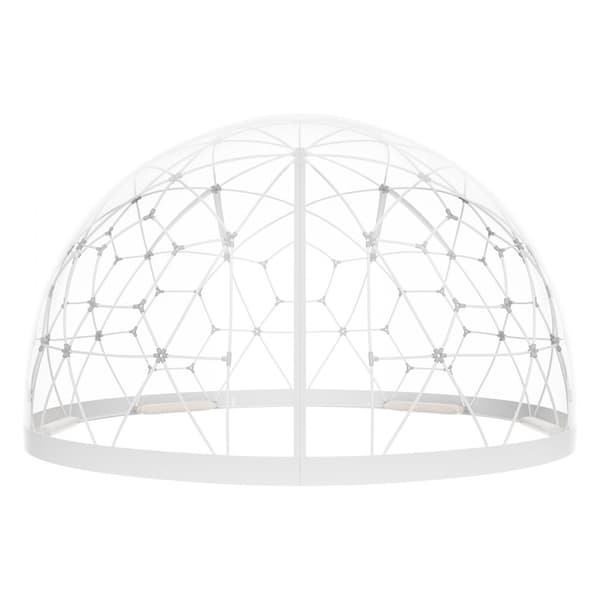 Kupolbubbeltält 12FT, Utomhus Camping, Transparenta Fönster, Hållbart Material, Lätt Montering, Väder- och Vindskydd