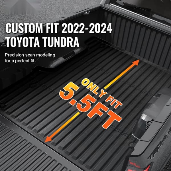 2022-2024 Toyota Tundra TPE, Kuorma-Auton Varusteet ja Lisävarusteet Sänkyyn, Kestävä ja Käytännöllinen Ratkaisu